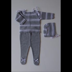 Baby Unisex knit set NEW